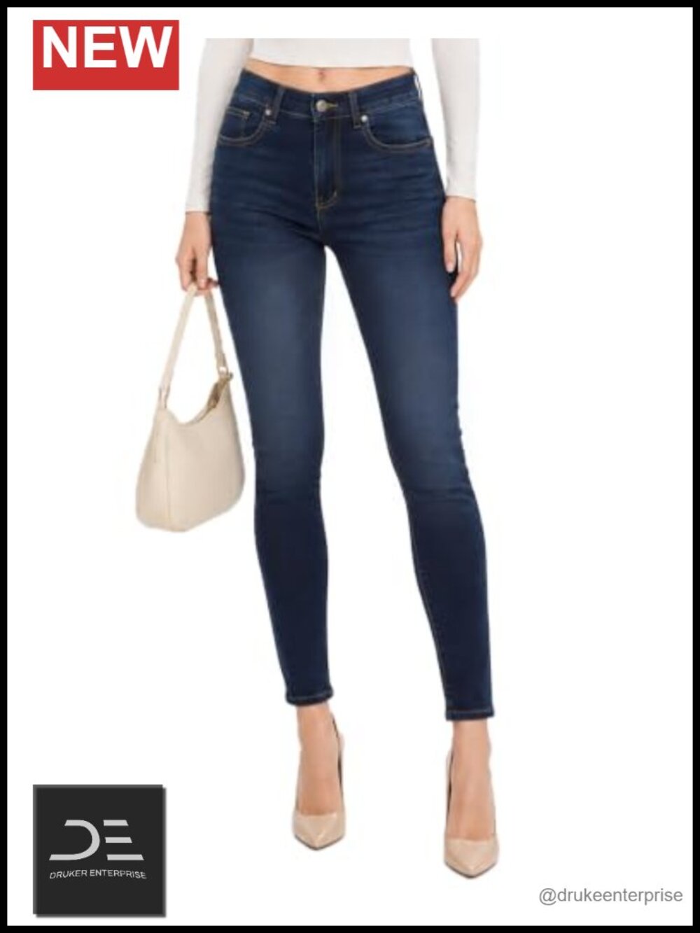 Tall Women Skinny Jeans Stretch Denim 31 33 Inseam Long Length